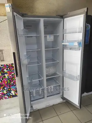 Brand New POLYSTER INVERTER Side by Side 516L Fridge/Silver/