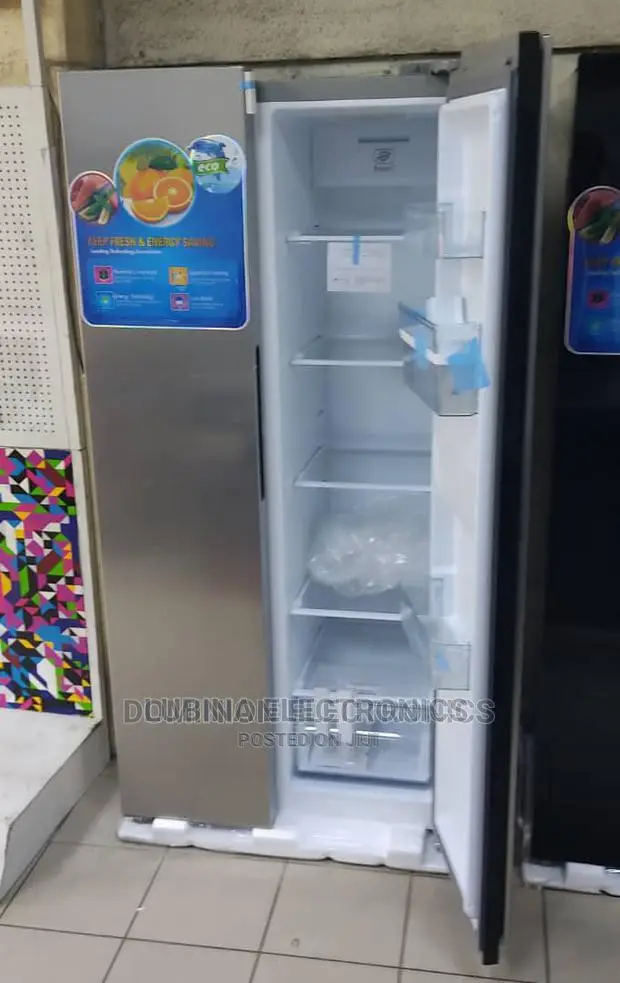 Brand New POLYSTER INVERTER Side by Side 516L Fridge/Silver/