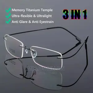 Rimless Reading Glasses Anti-Bluray