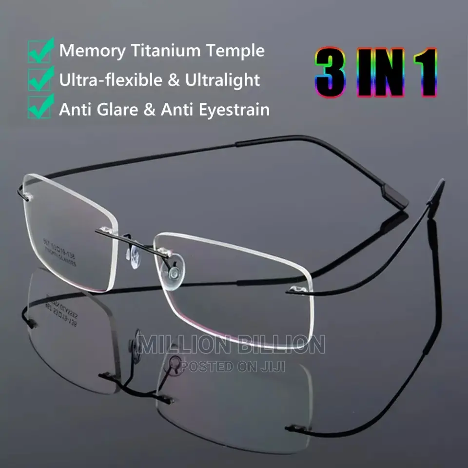 Rimless Reading Glasses Anti-Bluray