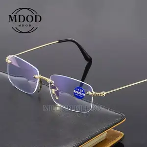 Rimless Reading Glasses Anti-Bluray