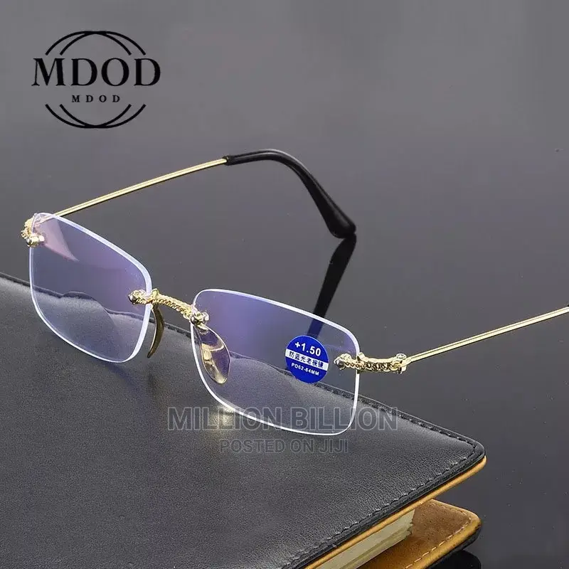 Rimless Reading Glasses Anti-Bluray
