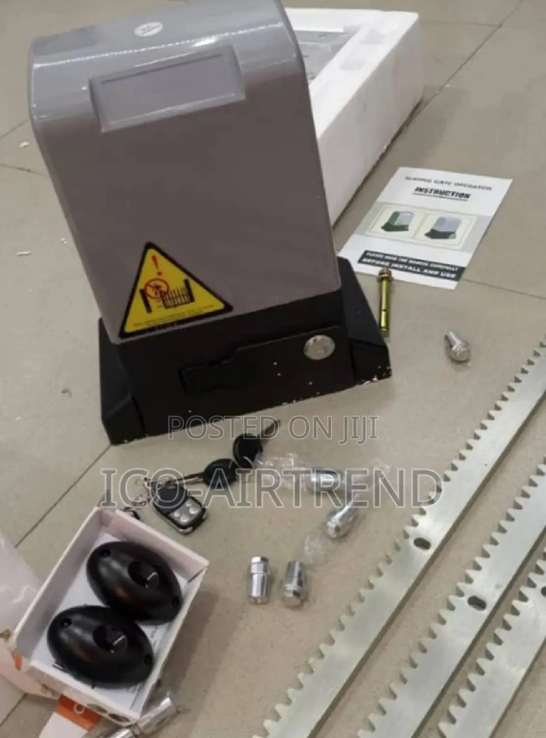 Automatic Sliding Gate Opener 220VAC Heavy Duty 1200kg