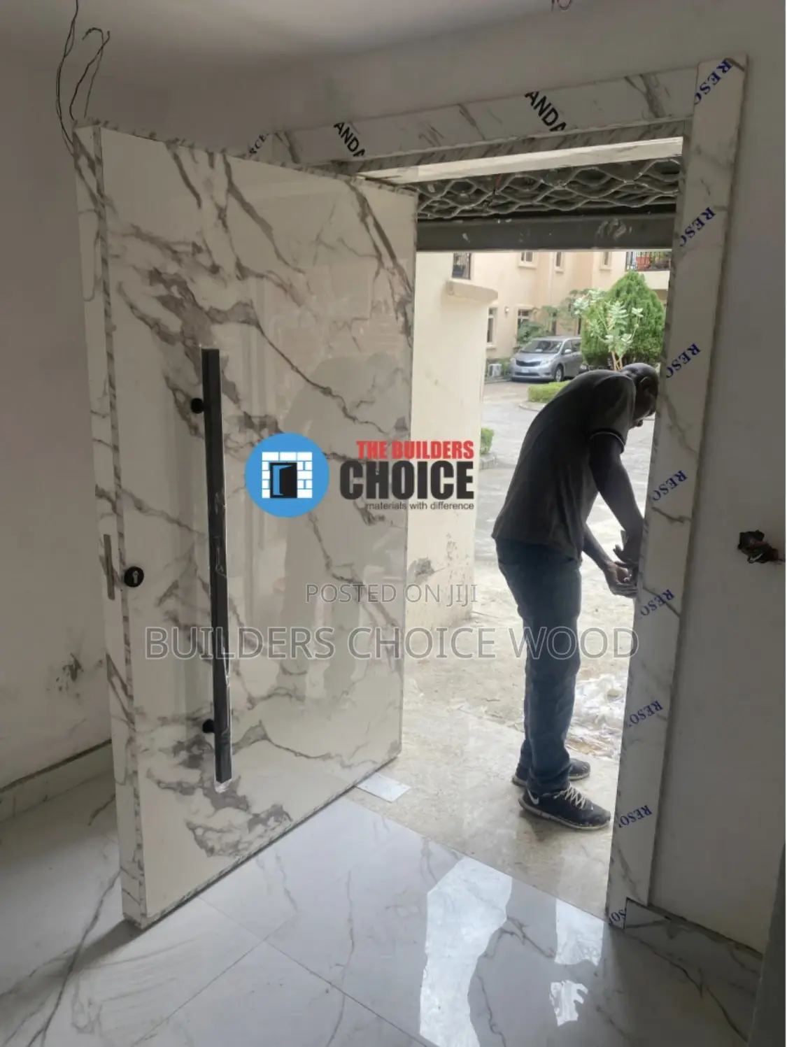 Marble Pivot Door