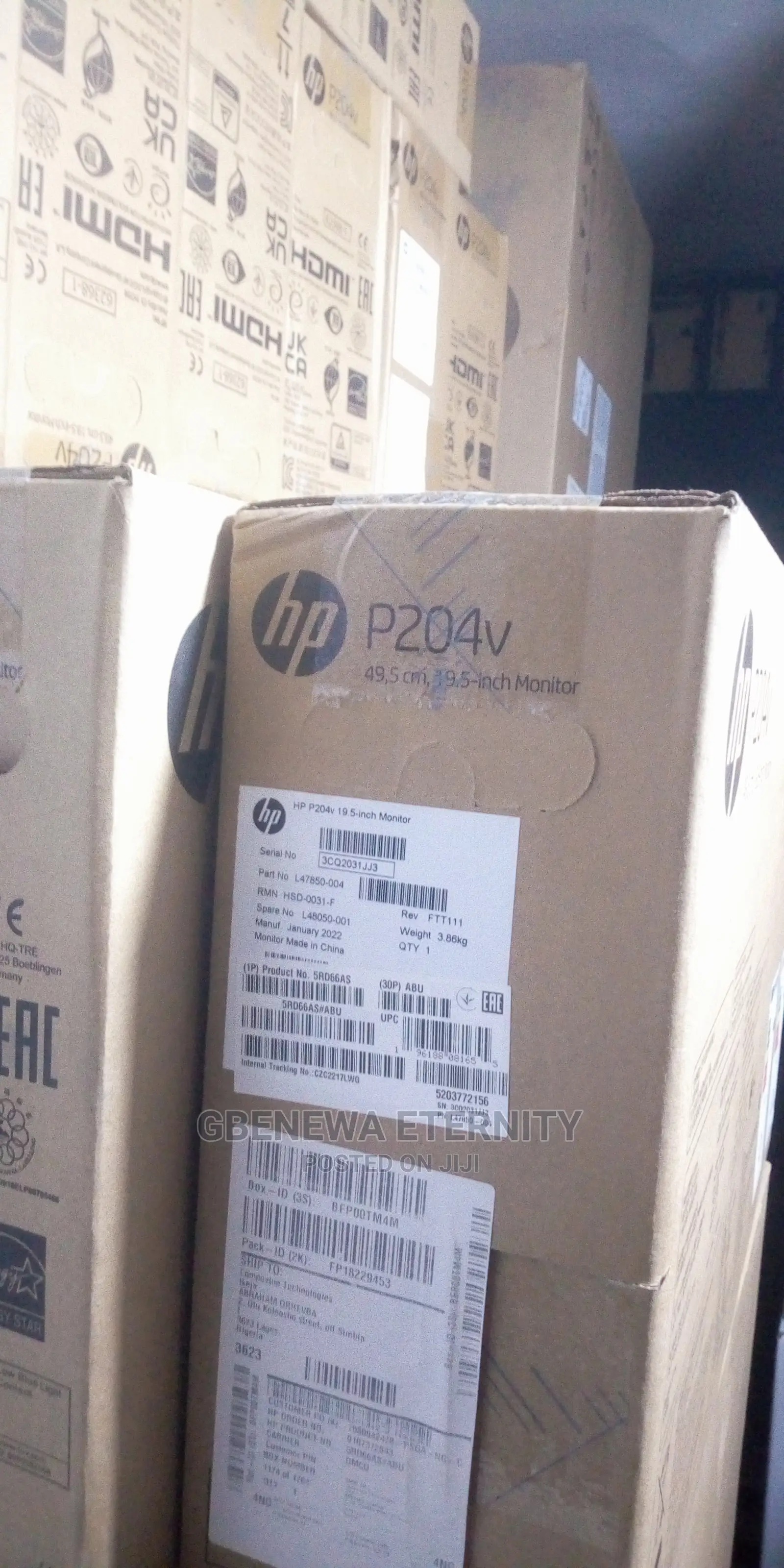 HP P204V Monitor