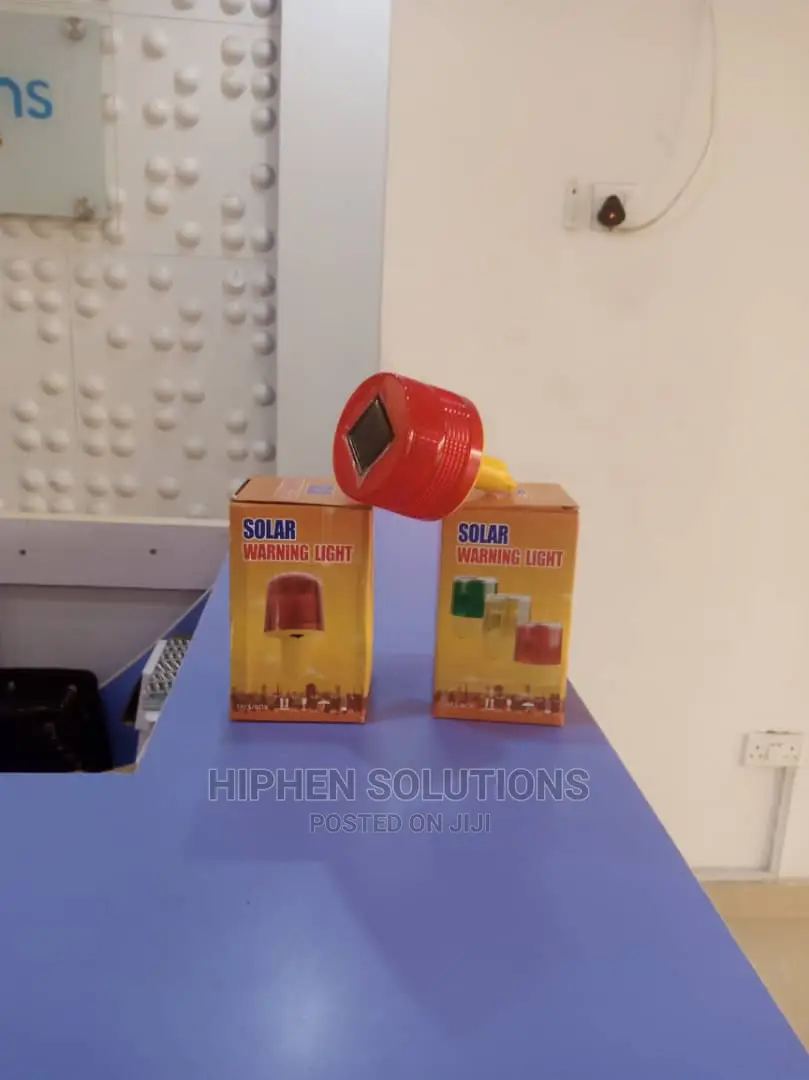 Solar Warning Strobing Light