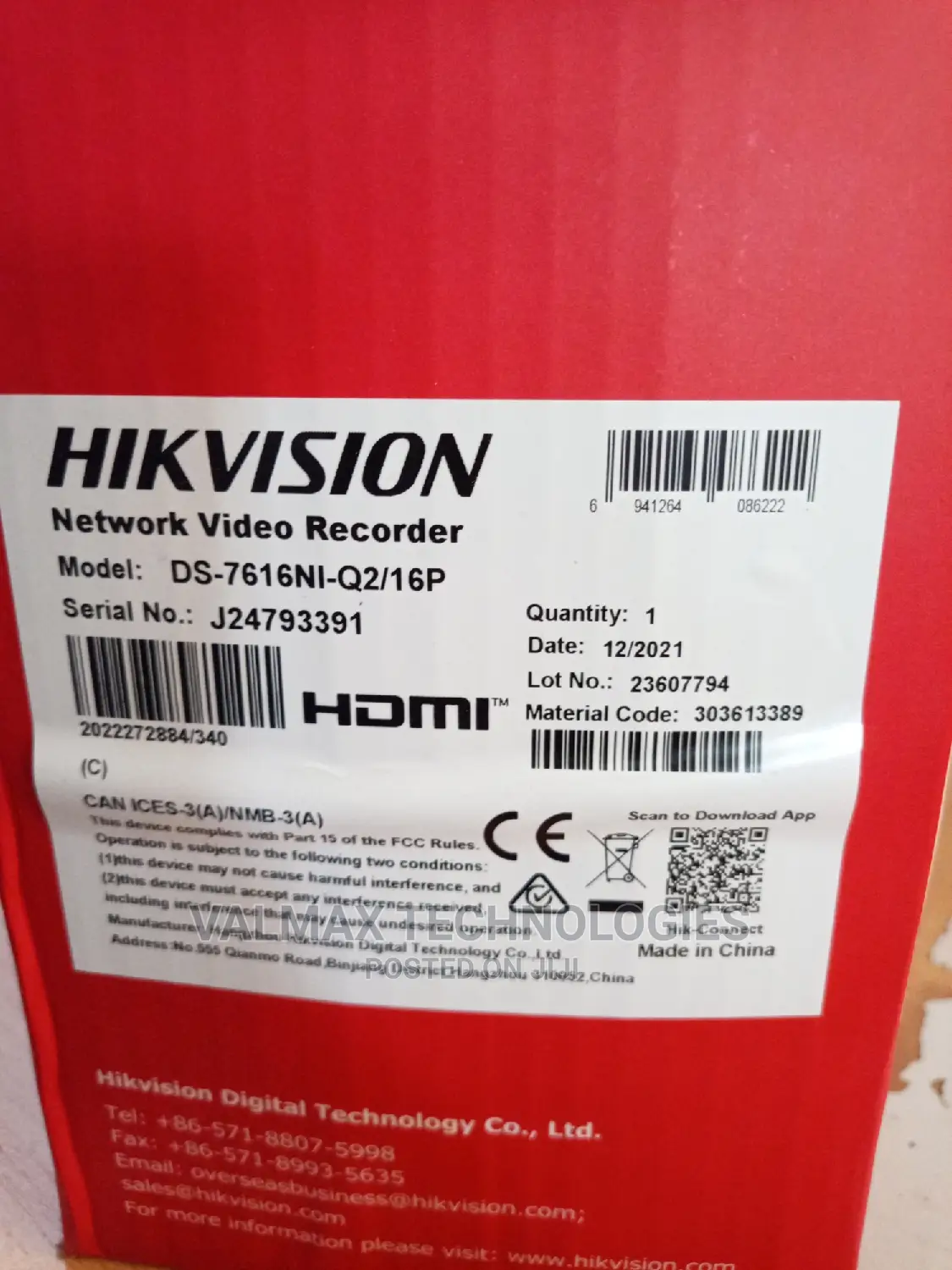 Hikvision 16 Channel NVR