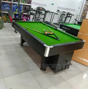 7ft Original Nice Foreign Coin Snooker With Accessories