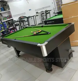 7ft Originally Made Foreign Coin Snooker With Accessories