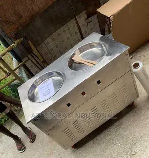 Double Ice Cream Fryer Machine (Round)