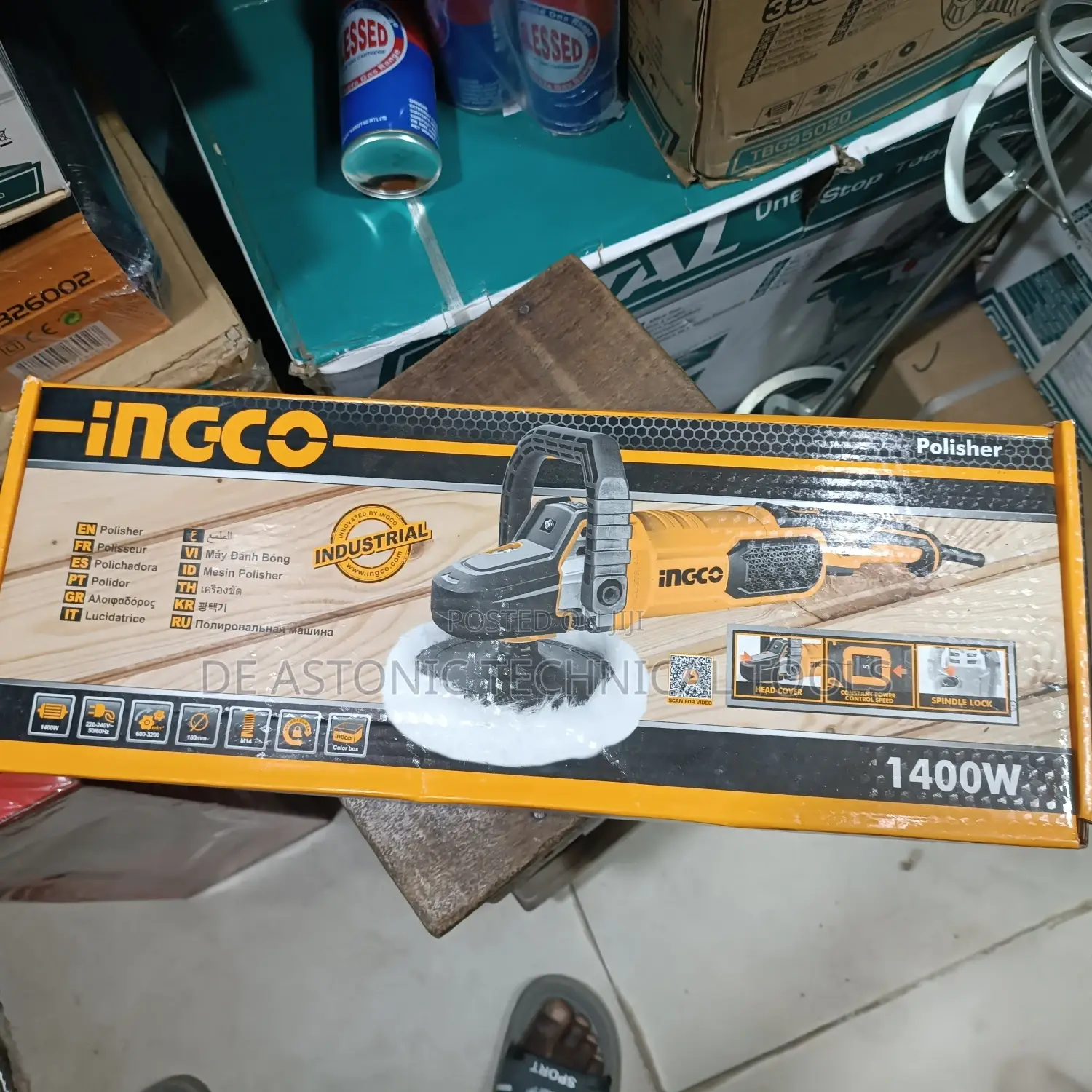 Ingco 1400w Angle Polisher