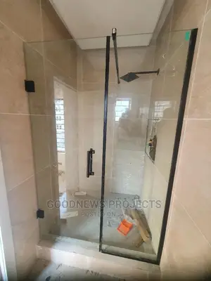Toilet Frameless Glass Shower