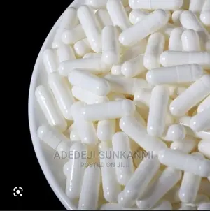 Empty White Gelatin Capsule (Carton)