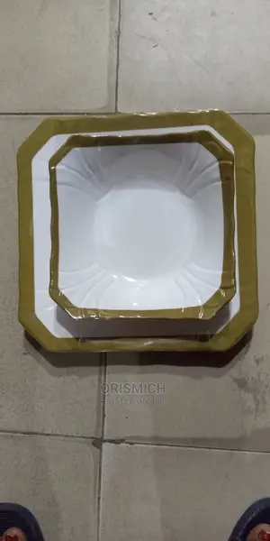 12 PCS Unbreakable Flat and Bowl Plate