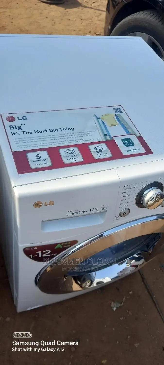 Lg 12kg Front Loader Automatic Washing Machine