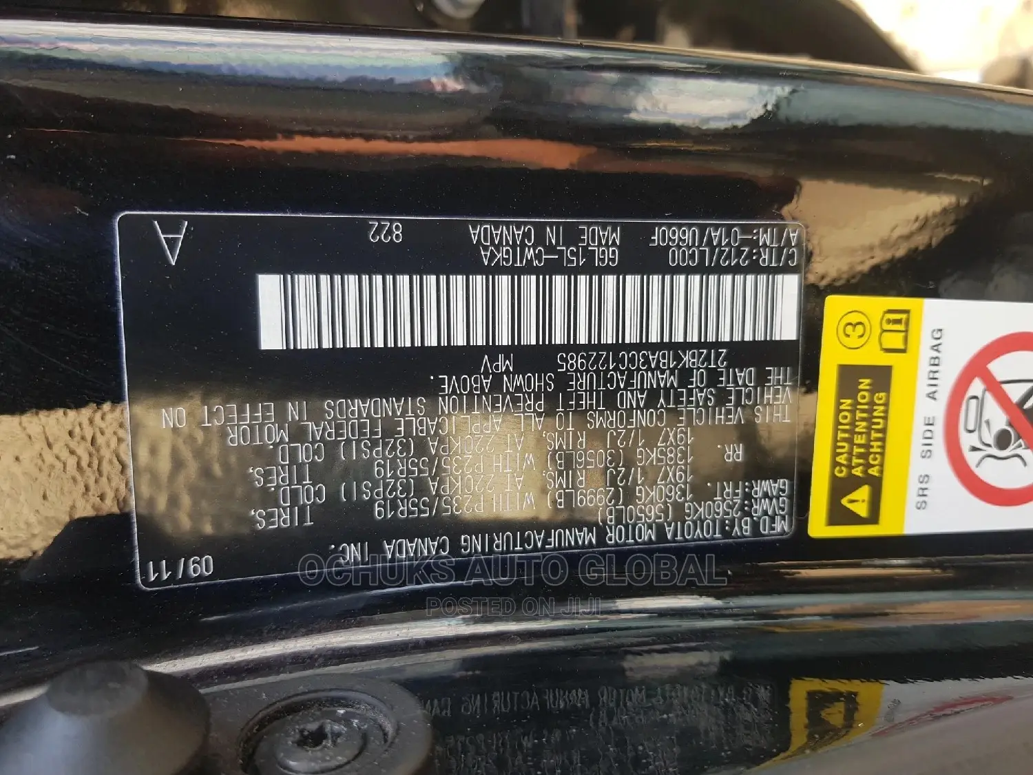 Lexus RX 2011 Black
