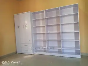 3 by 6ft Three Doors Wardrobe and 6 by 6 Shoe/Bag Rack