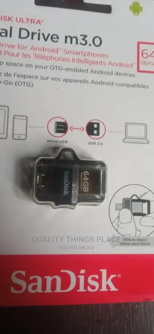 Sandisk Ultra Dual 64GB OTG Flash Drive