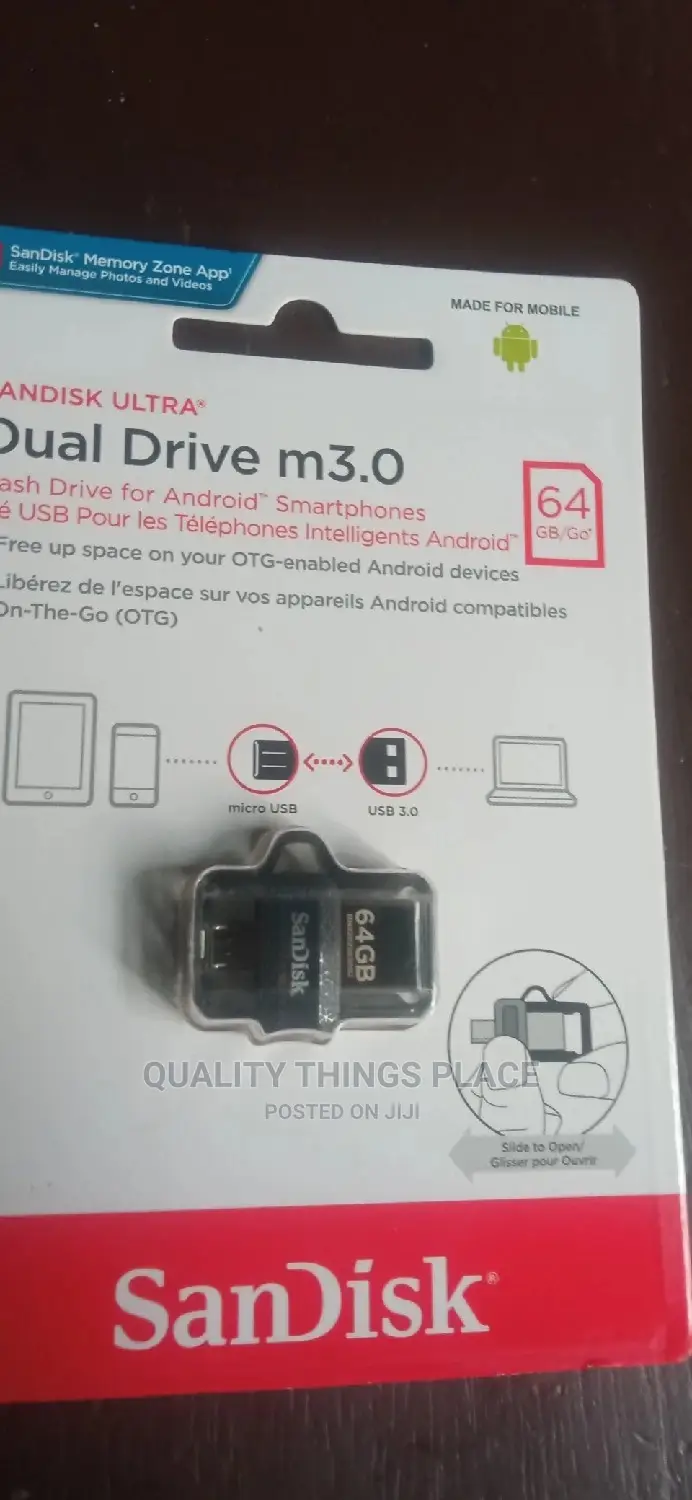 Sandisk Ultra Dual 64GB OTG Flash Drive