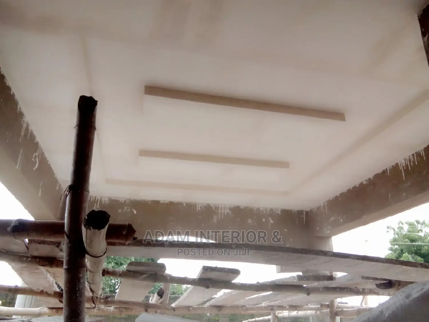 P O P Ceiling Cement Work.