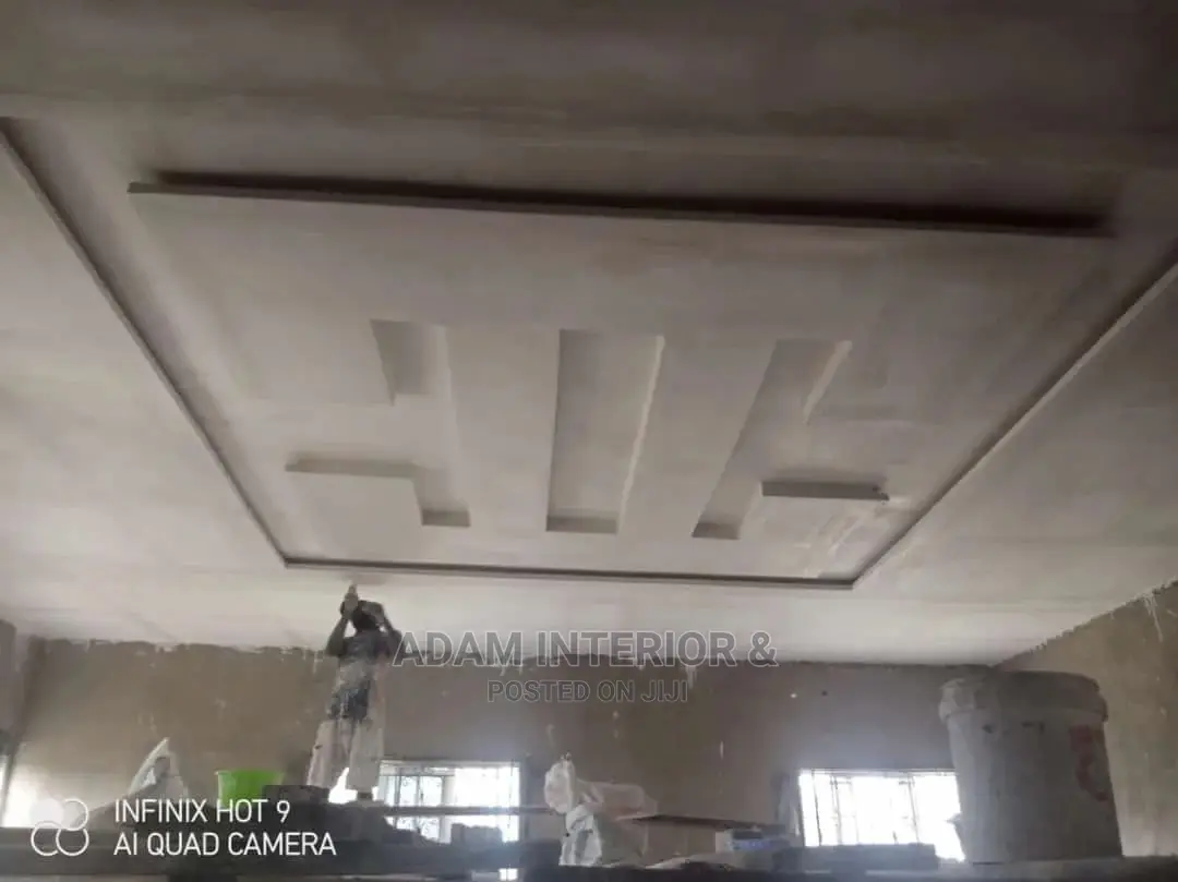 P O P Ceiling Cement Work.