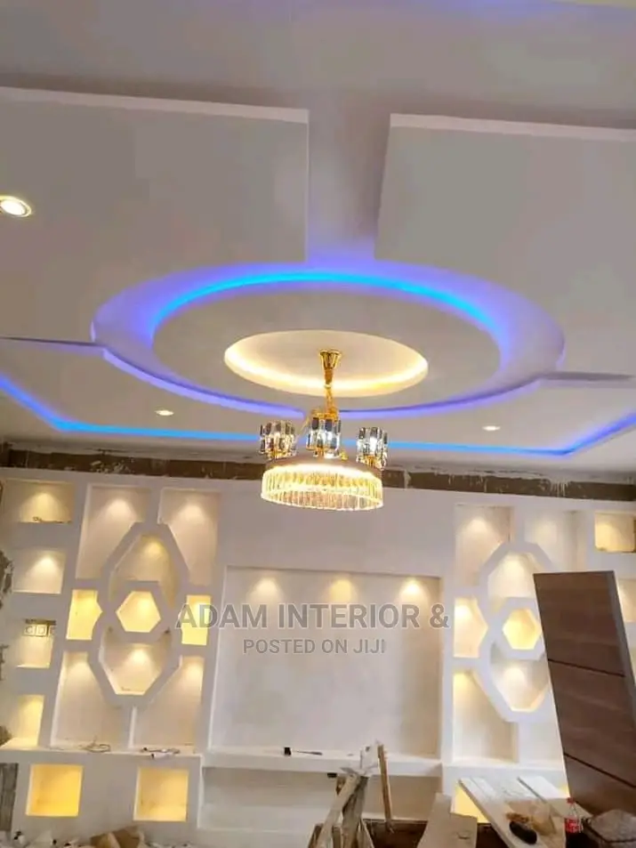 P O P Ceiling Cement Work.