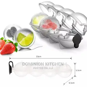 Round Ice Mood 4 Cavity Plastic