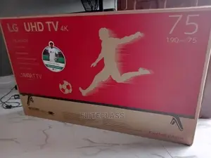 75" LG Smart TV Uhd +2 Years Warranty+Netflix