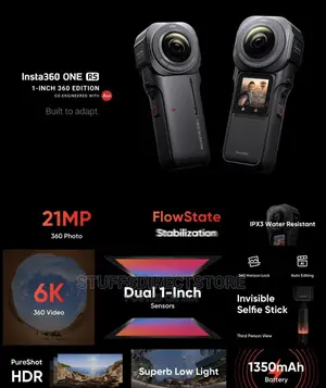 Insta360 One Rs 1-Inch 360 Edition Camera