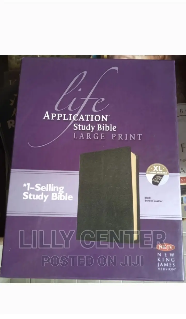 Life Application Study Bible, Large Print,Thumb Indexes.