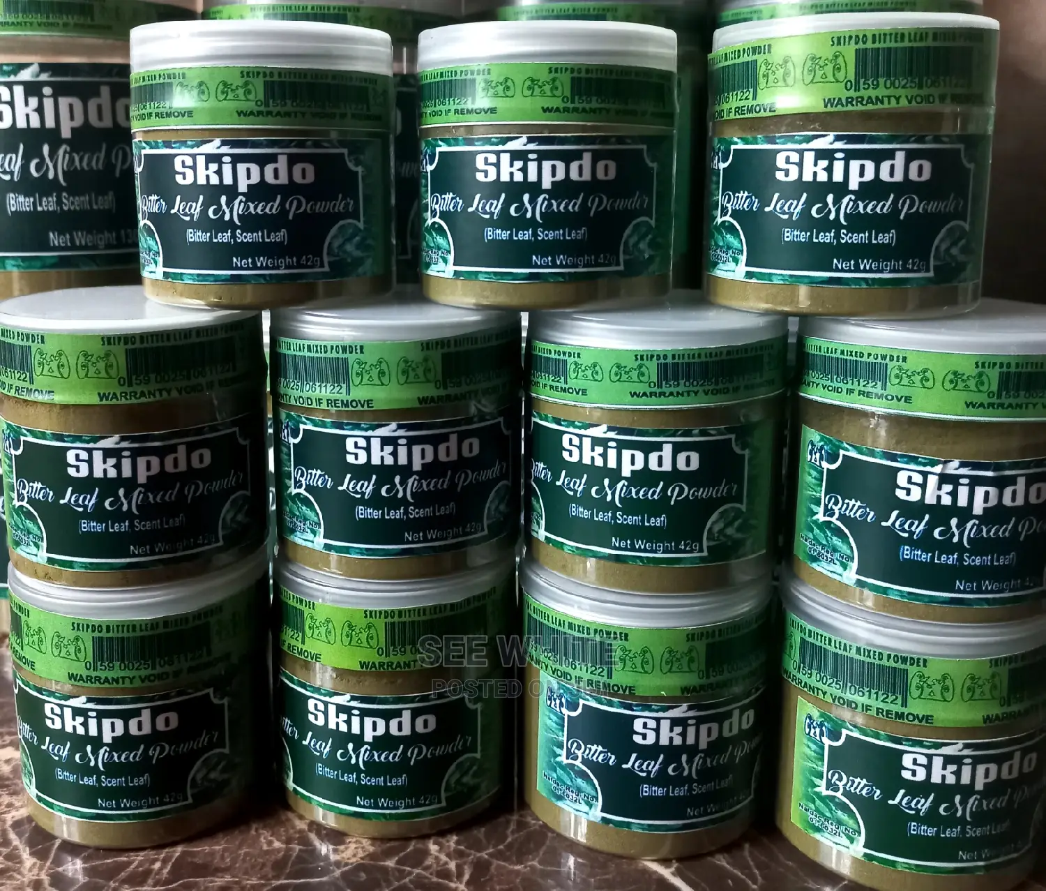 Skipdo Bitter Leaf Mixed Powder Nafdac Certified Blended Herbs
