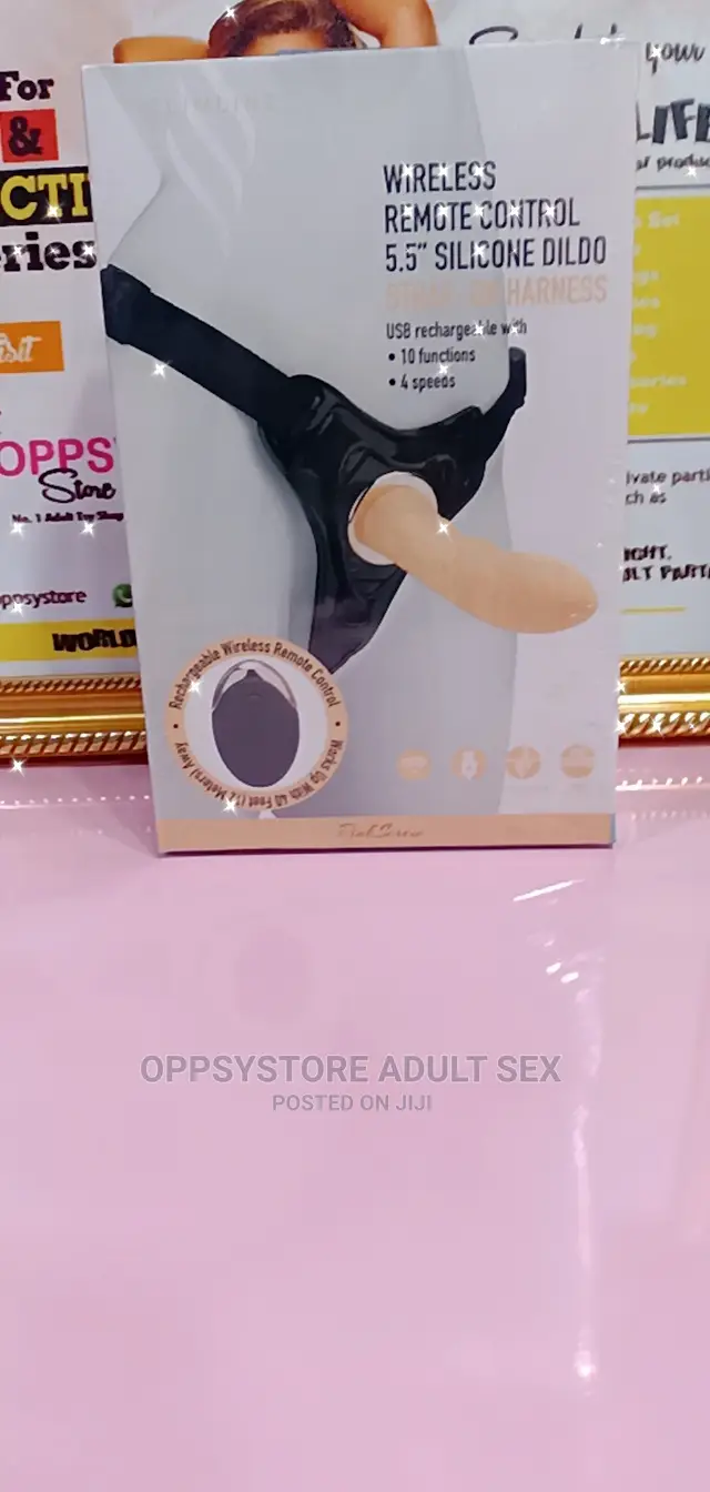 Slimeline Pink Screw Strapon Dildo