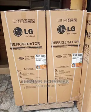 Brand New LG 308L Double Door Refrigerator/External/Silver/