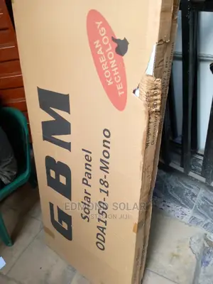 150wetts G B M Solar Panel One Year Warranty