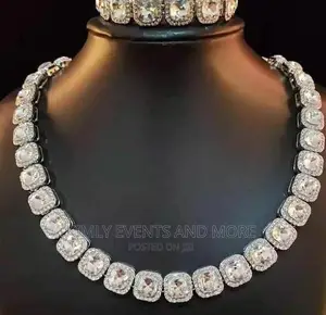 Cuban Neck and Wrist Bracelet Set