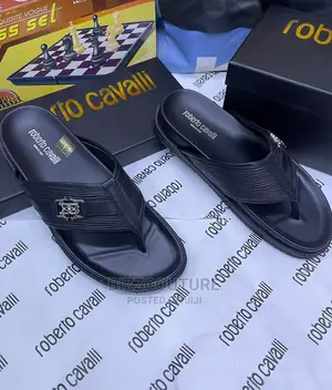 ROBERTO CAVALLI Top Notch Slippers Available in Store