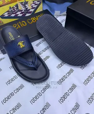 ROBERTO CAVALLI Top Notch Slippers Available in Store