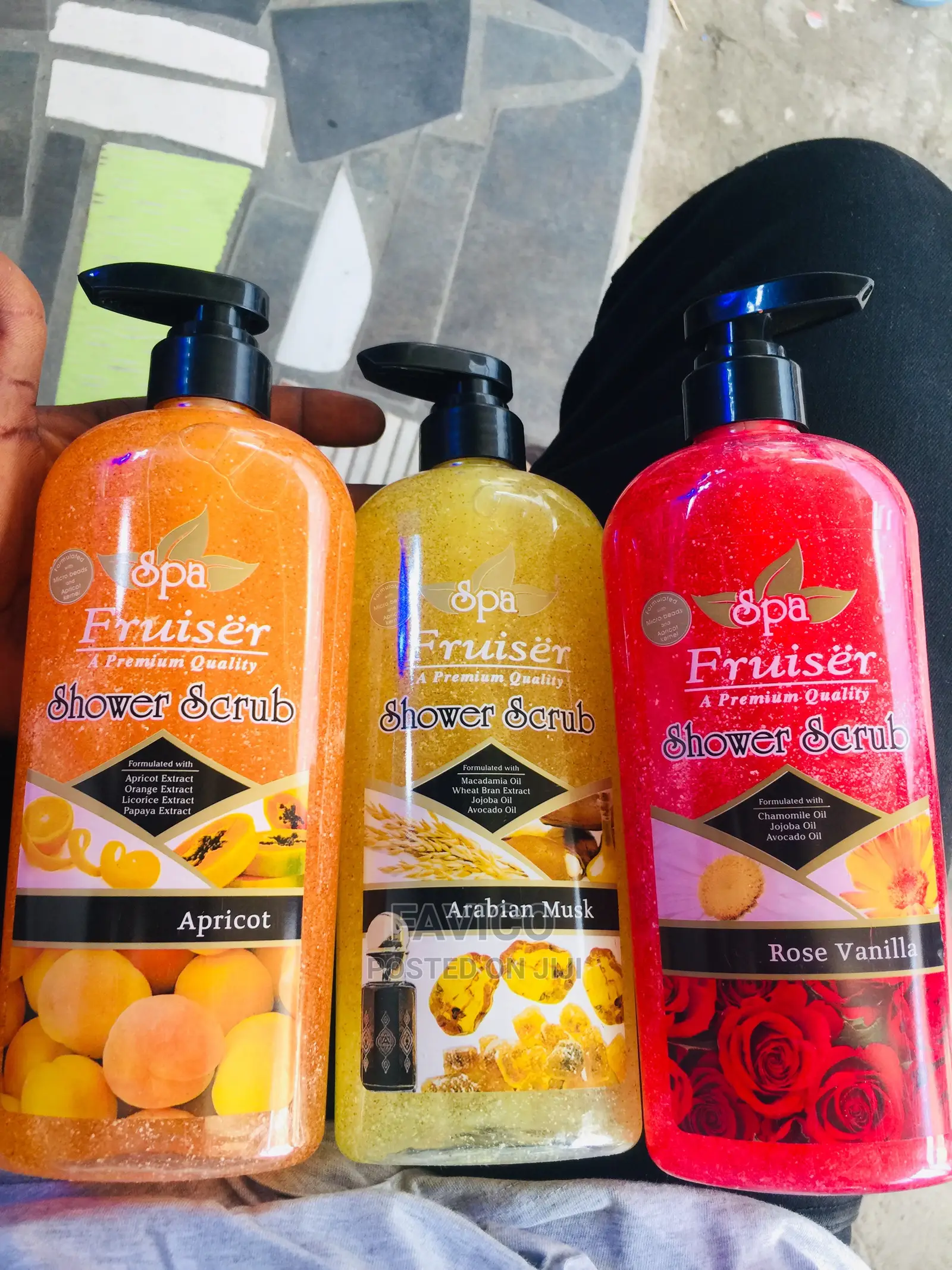 Spa Fruiser Shower Gel With Scrub/ Apricot