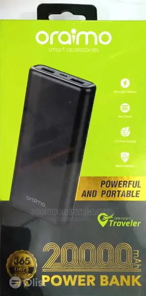 Oraimo 20000MAH Fast Powerbank -Long Lasting Power