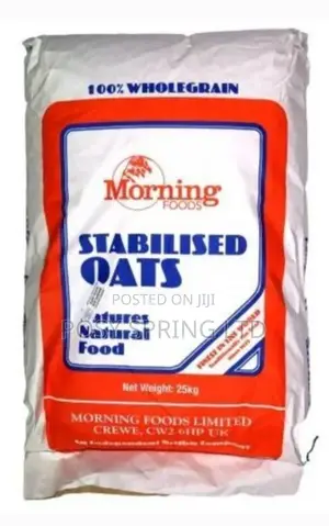 Morning Food - Stabilised Oats 25 Kg - 1 Bag Of 25kg Oat
