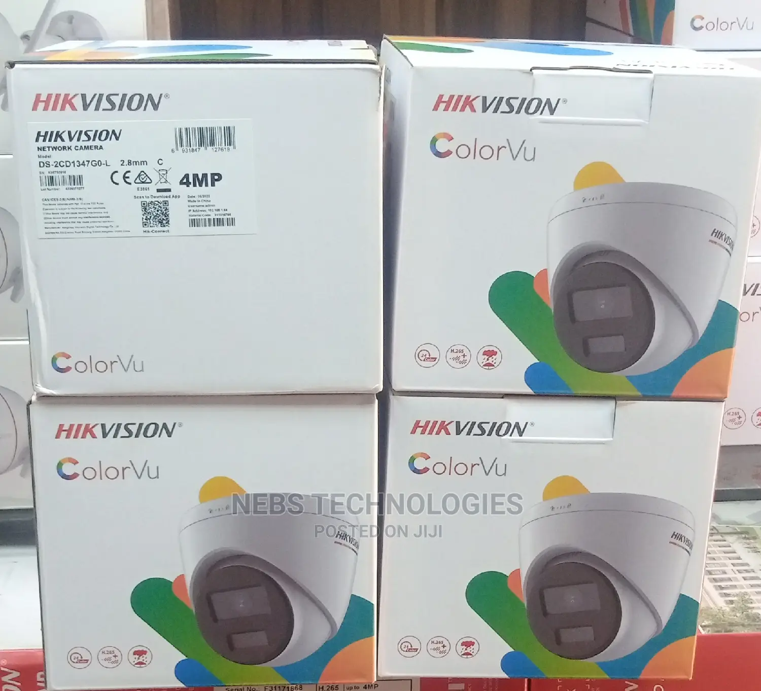 Hikvision 4mp Colorvu Ip Indoor Camera