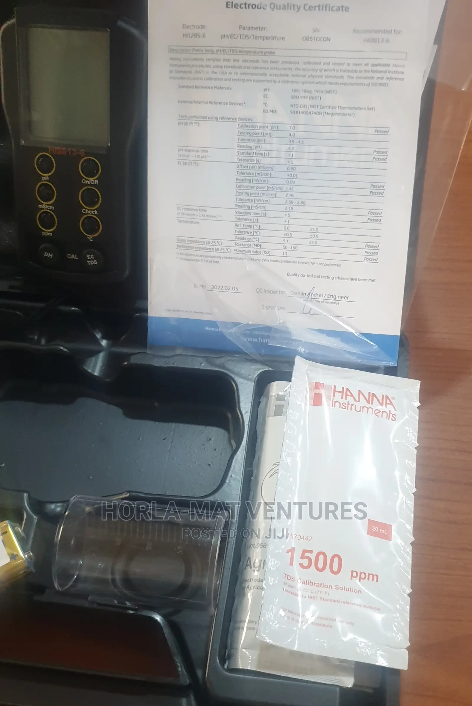 Hanna Portable Ph/Ec/TDS/Temperature Meter