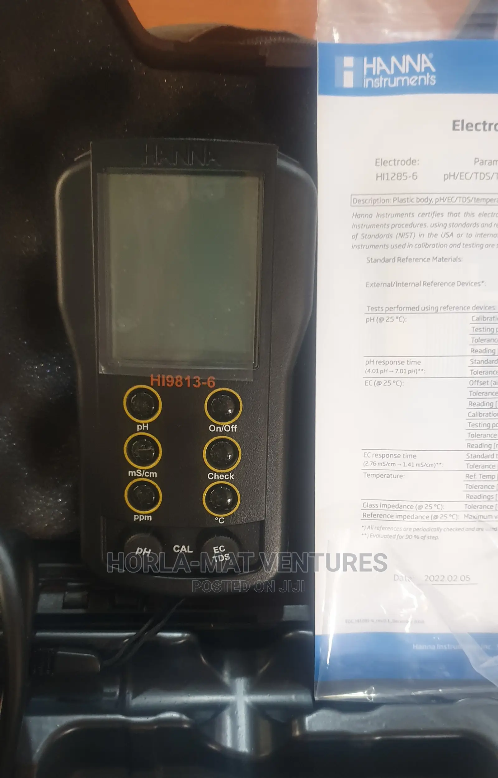 Hanna Portable Ph/Ec/TDS/Temperature Meter