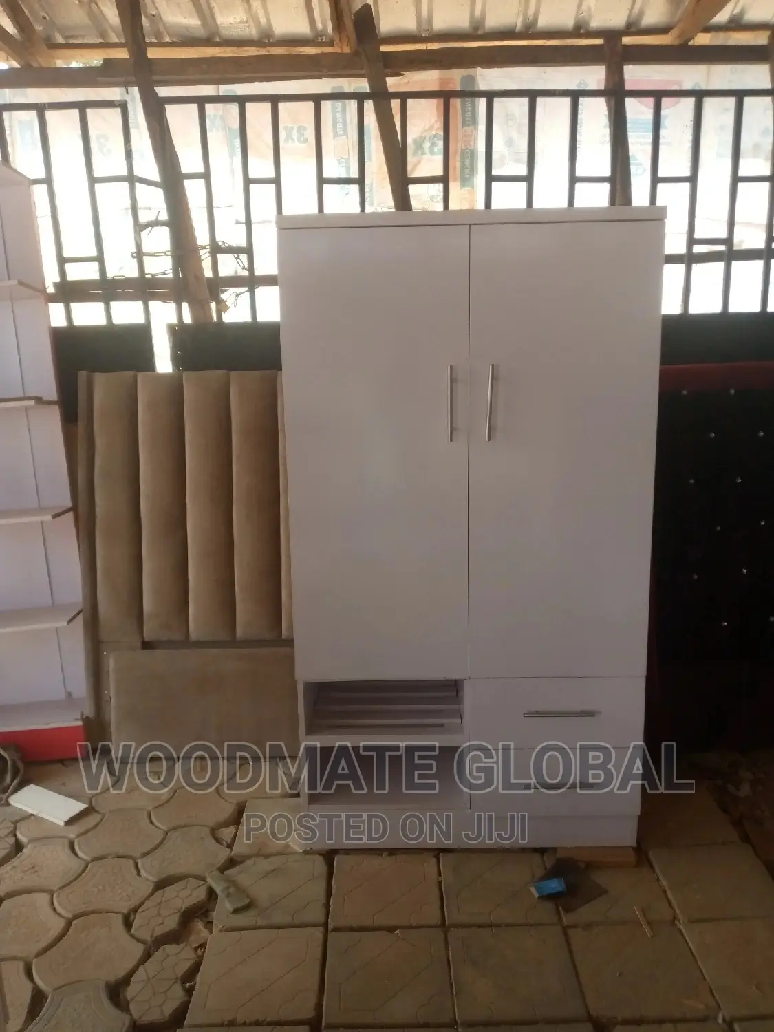 White Portable Wardrobe