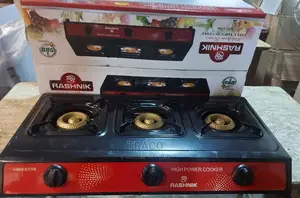 Rashnik 3 Burner Table Top Gas Cooker