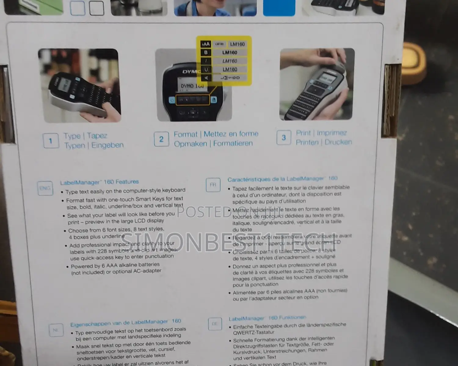 Dymo Labelling Machine/ Price Taging Machine.