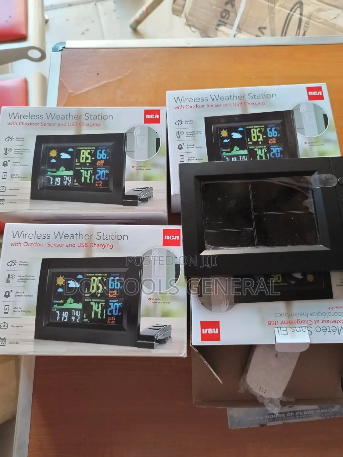 Wireless Weather Station With Outdoor Sensor USB Charging