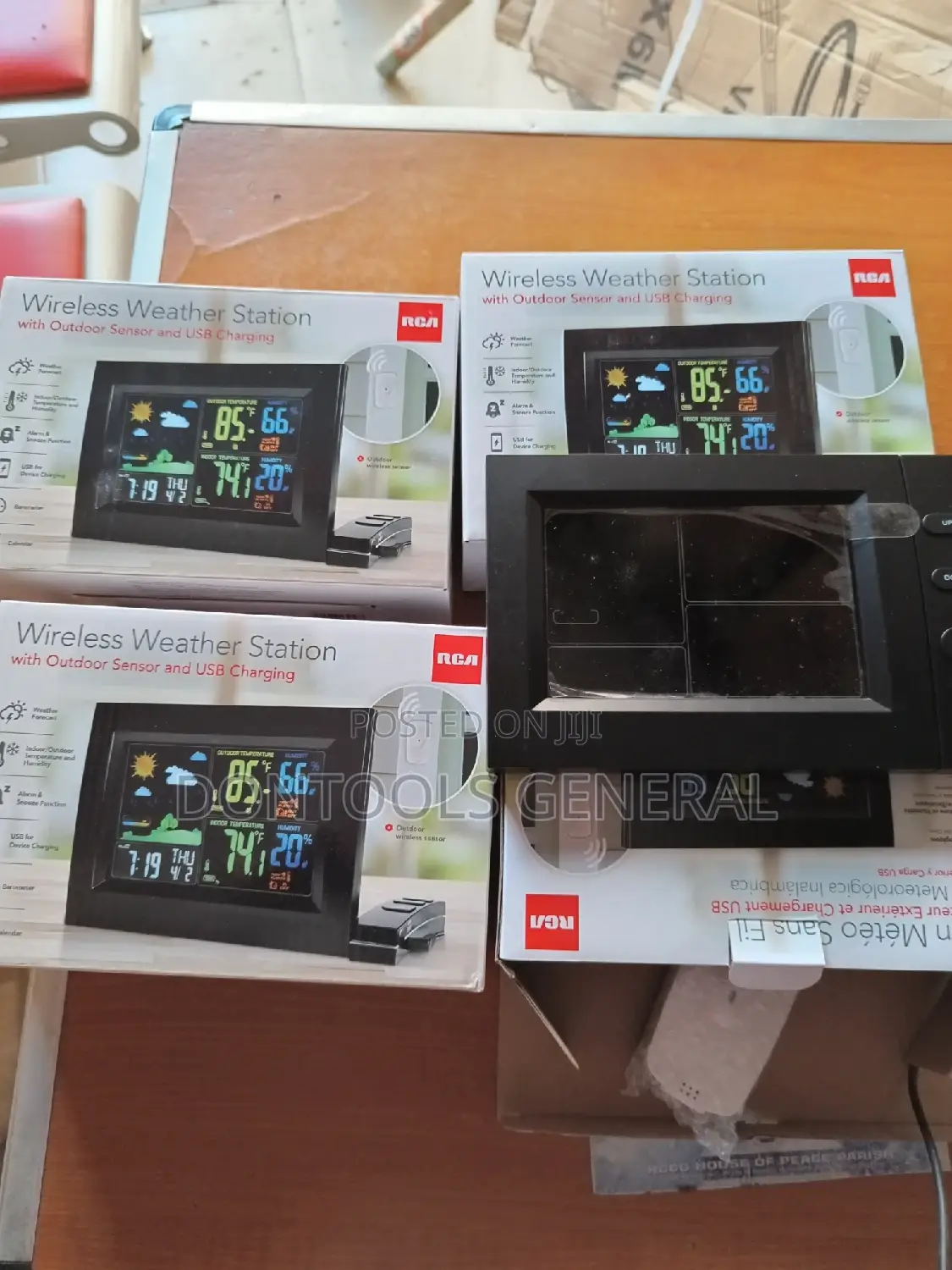 Wireless Weather Station With Outdoor Sensor USB Charging