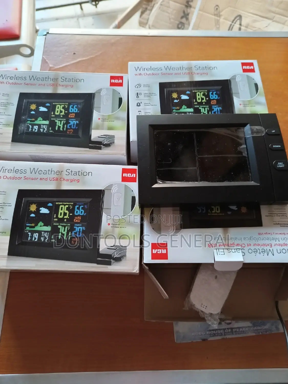 Wireless Weather Station With Outdoor Sensor USB Charging