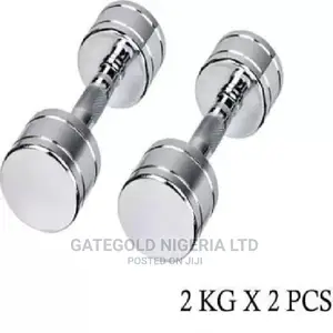 JDB03C-2 Pro Chrome Dumbbell in Pairs – 2KG (PAIR)